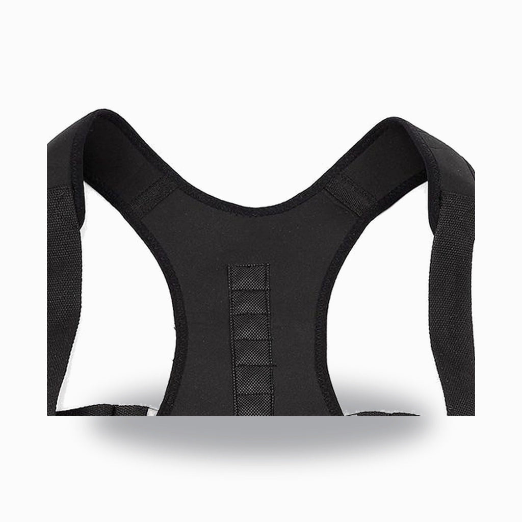 Posture corrector adjustable breathable straps detail